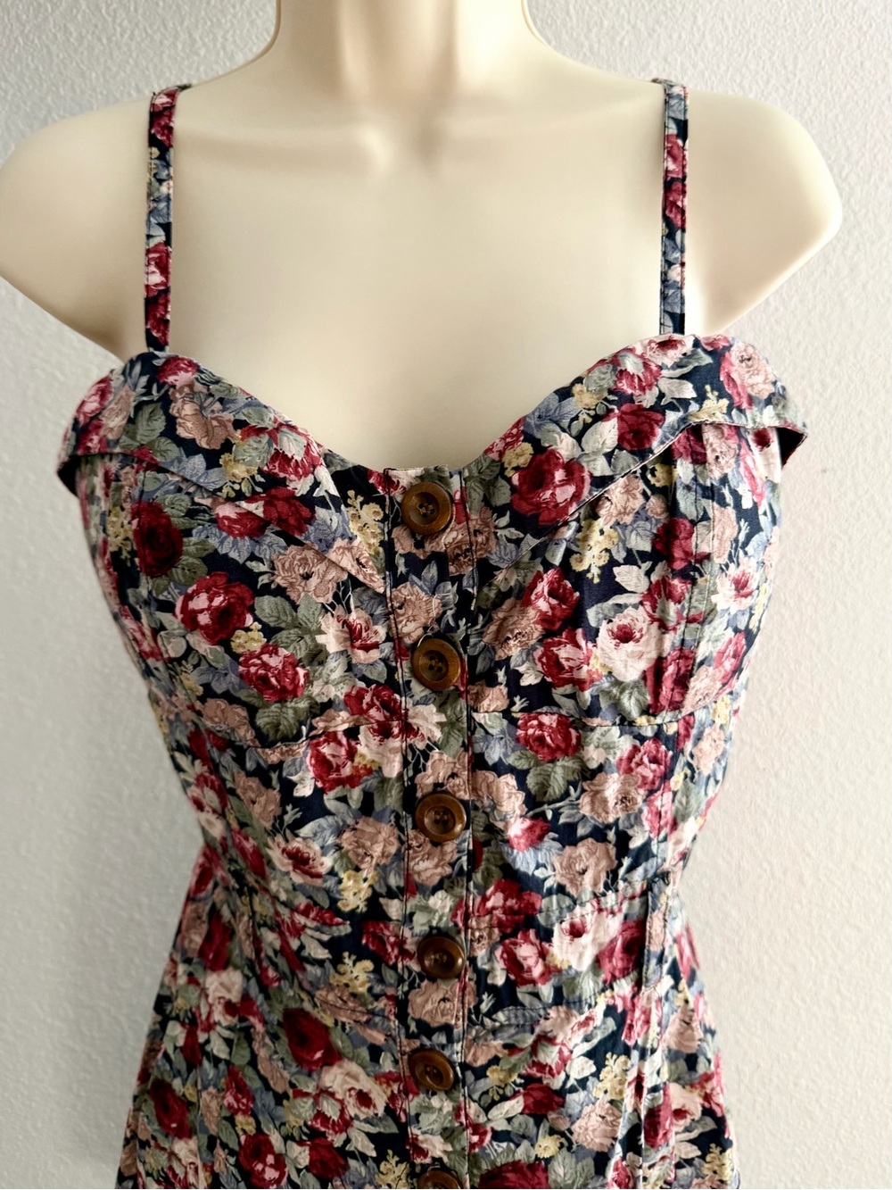 Poetry Mini Button Sundress - Picture 2 of 9